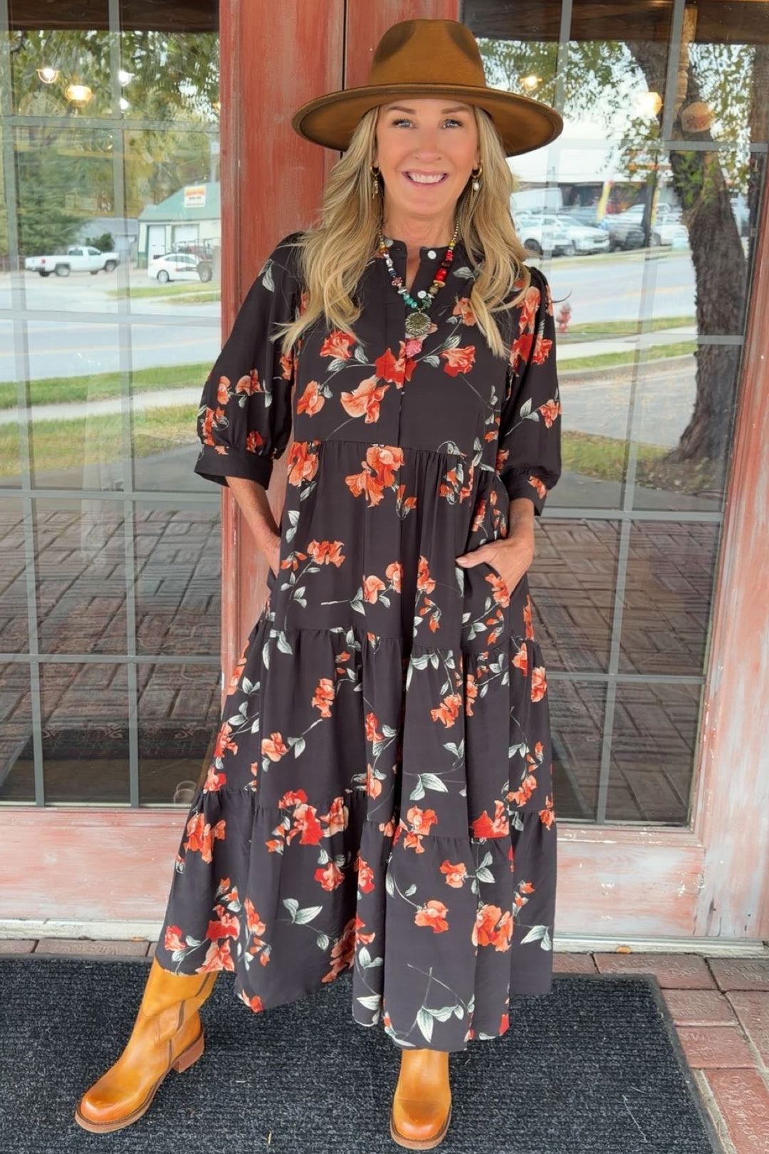 Peach Petal Dress
