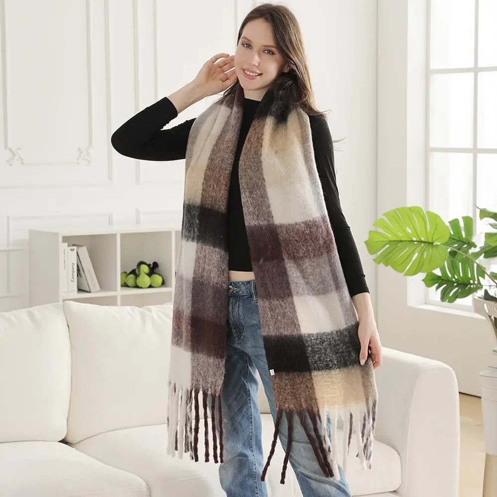 Storm Cloud Plush Scarf