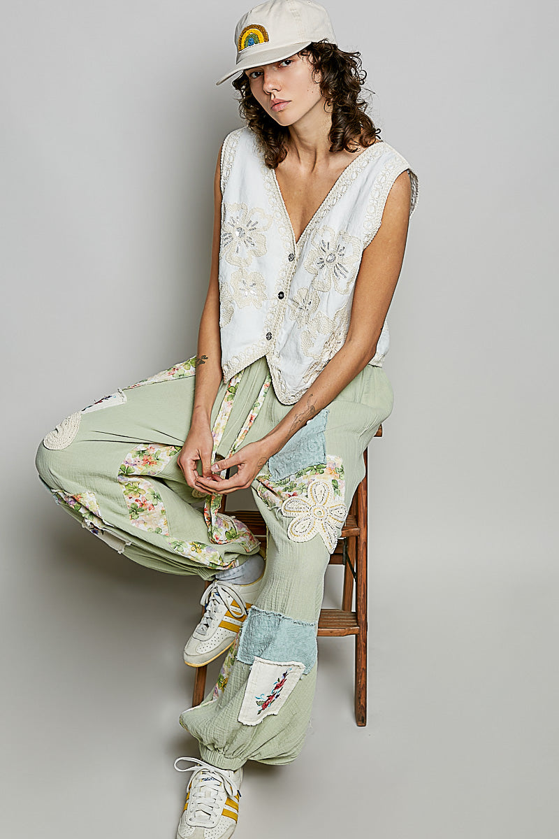Desert Lily White Vest