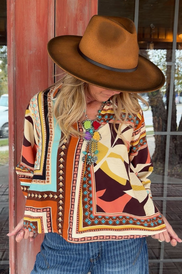 Sahara Whispers Blouse