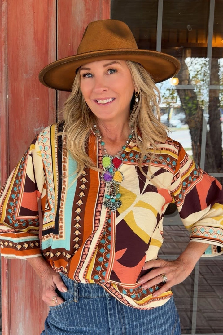 Sahara Whispers Blouse