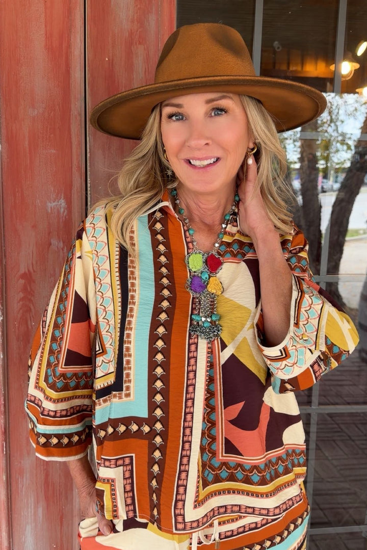 Sahara Whispers Blouse