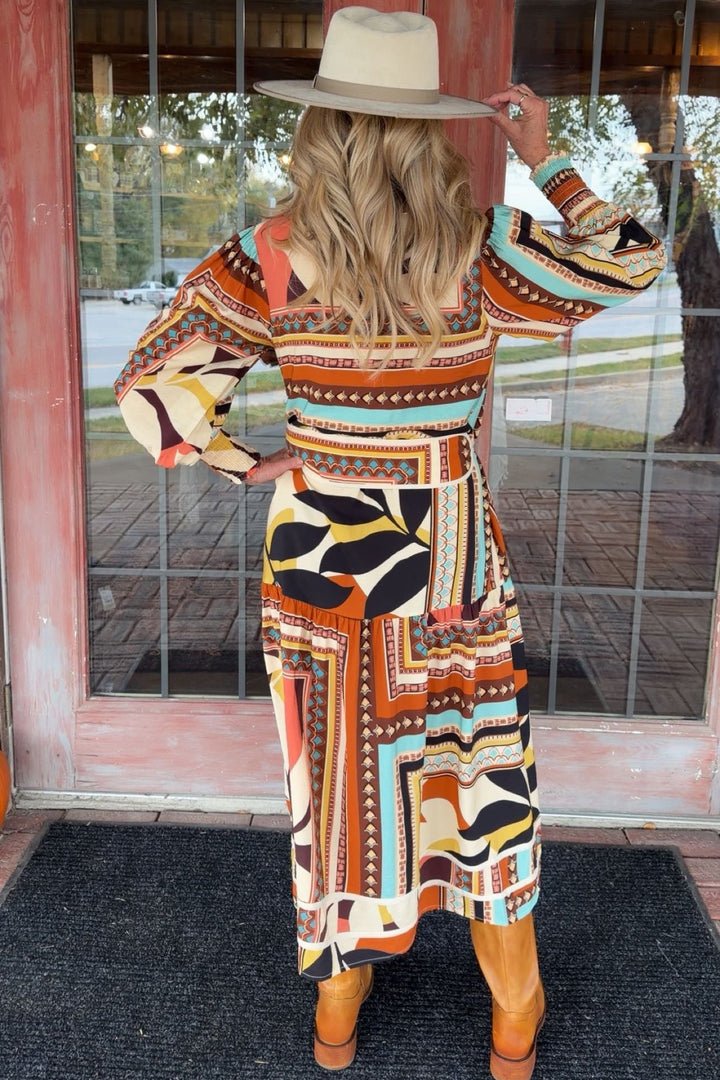Sahara Whispers Maxi Dress