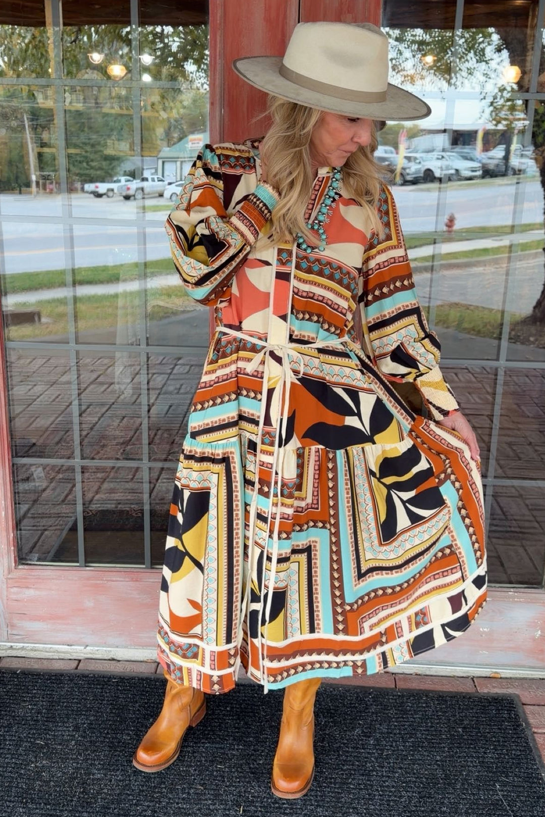 Sahara Whispers Maxi Dress
