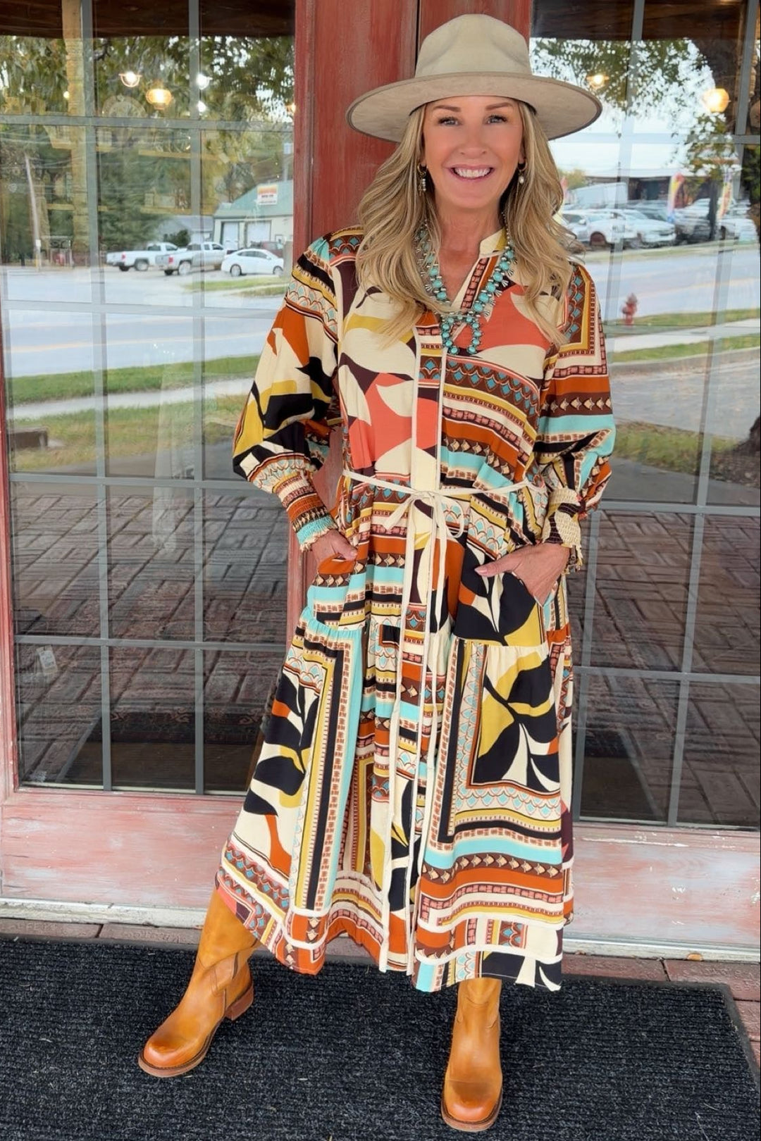 Sahara Whispers Maxi Dress