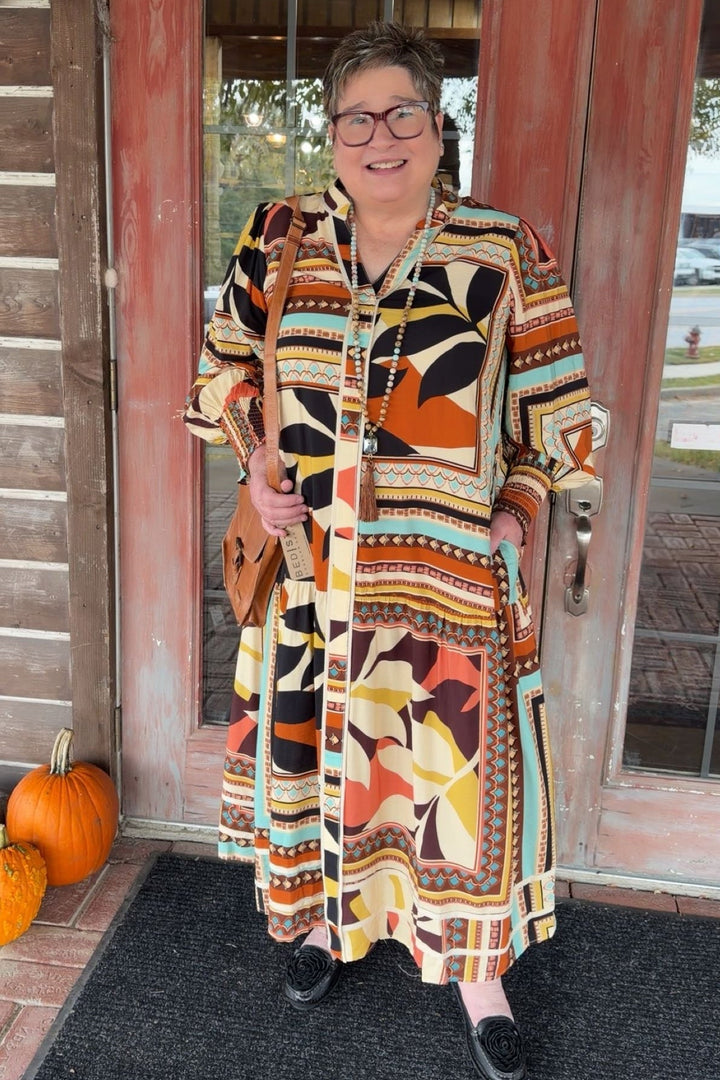 Sahara Whispers Maxi Dress