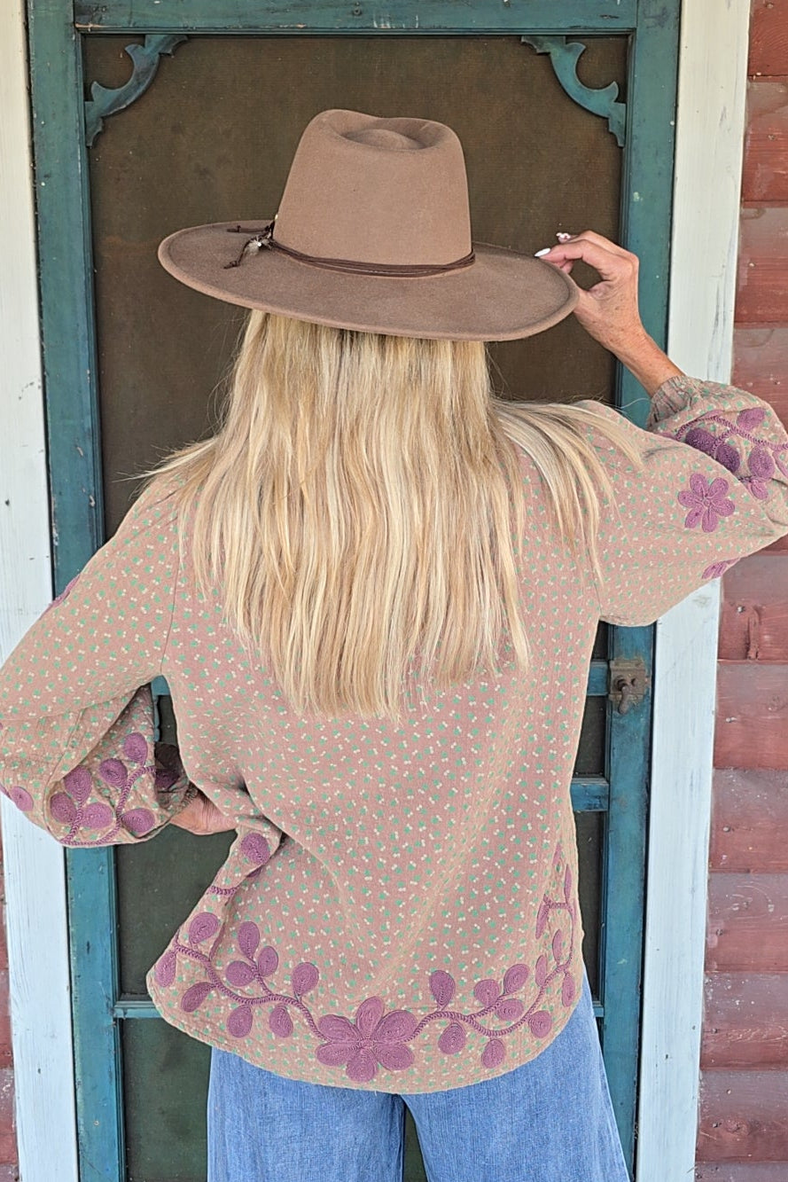 Rustic Lilac Blouse