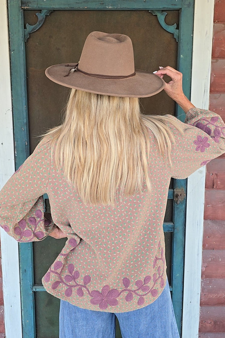 Rustic Lilac Blouse