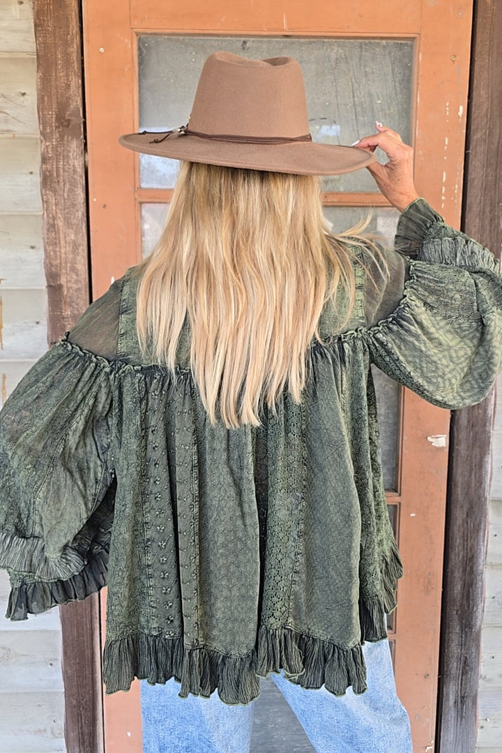 Moonmist Basil Blouse