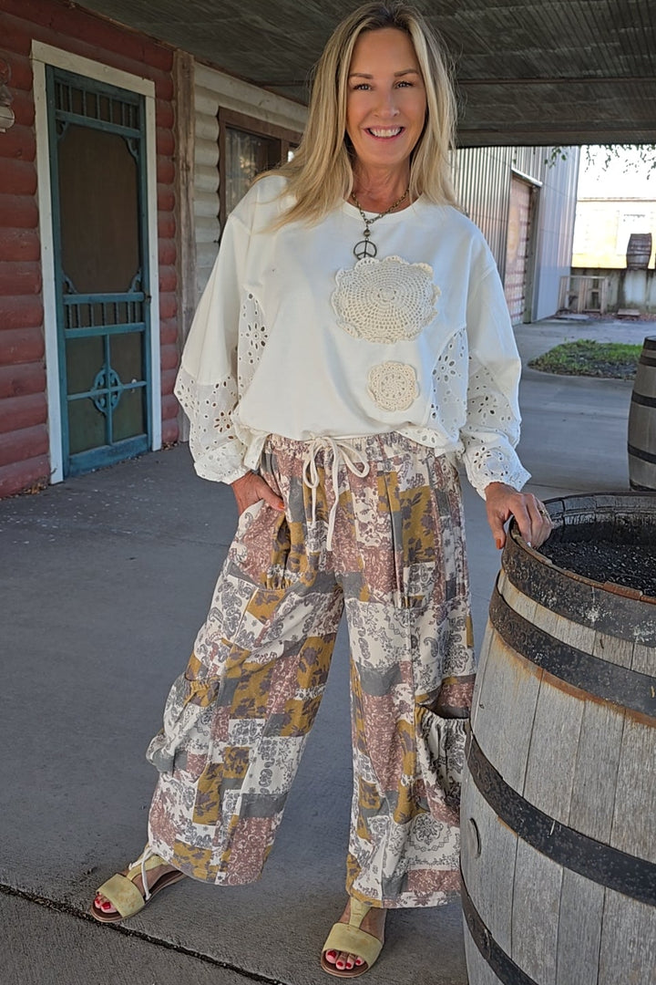 Mosaic Pocket Pants