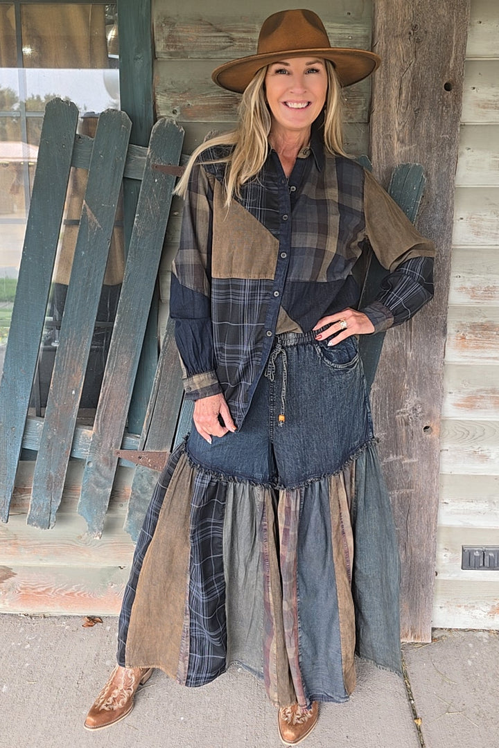 Amber Dusk Cotton Pants