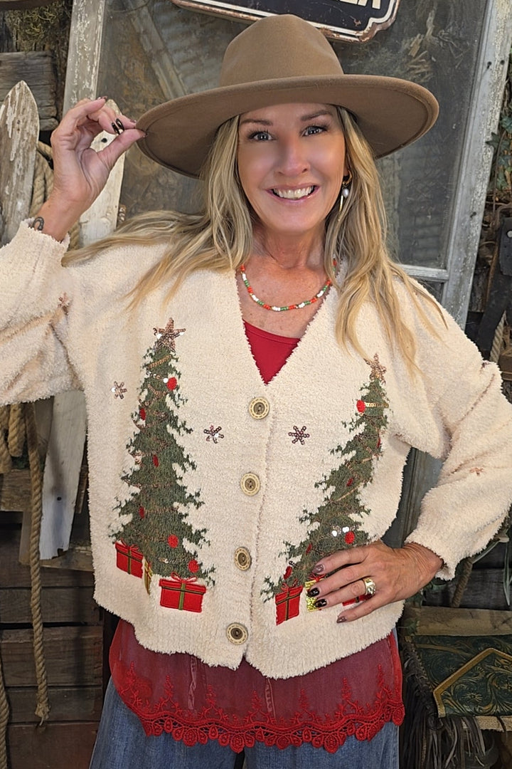 Christmas In The Pines Cardigan