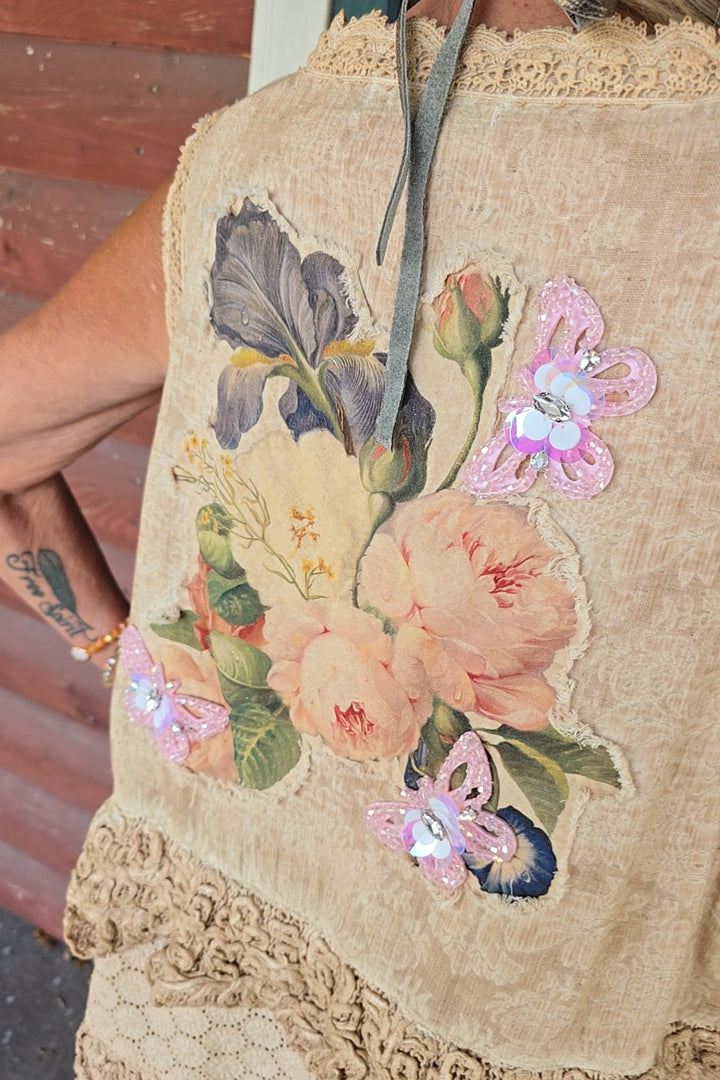 Peony Garden Vest