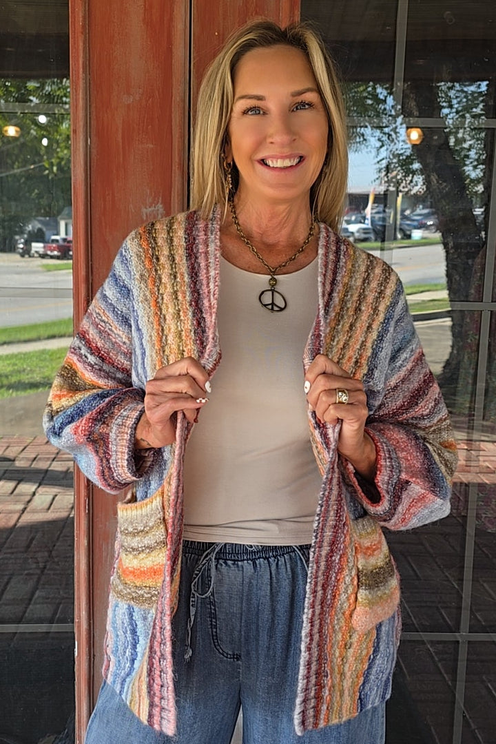 Vibrant Vesper Cardigan