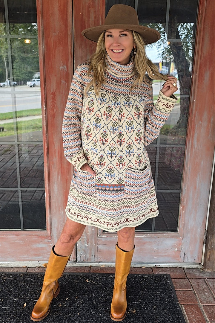 Kensington Knit Sweater Dress by April Cornell