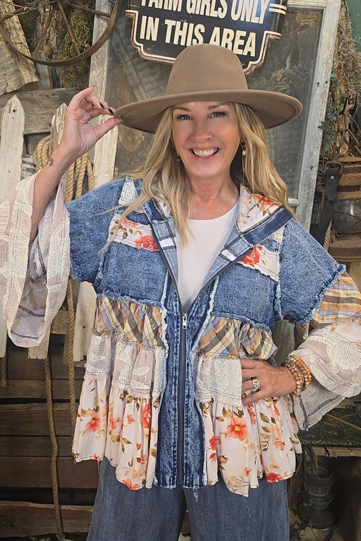 Prairie Rose Patchwork Jacket