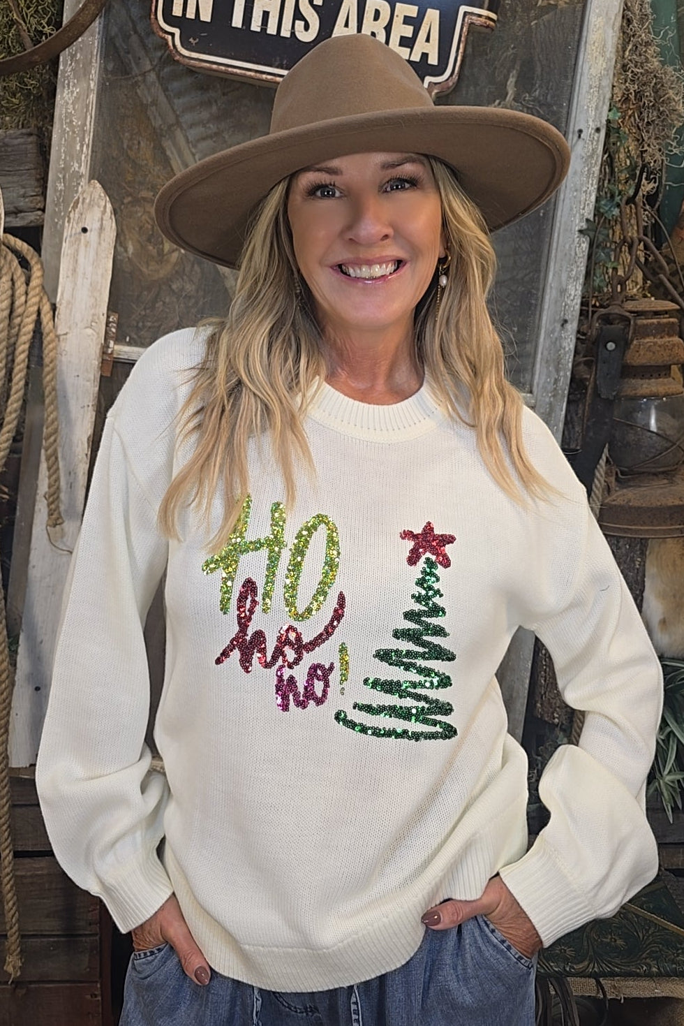 Ho Ho Holiday Cheer Sweater