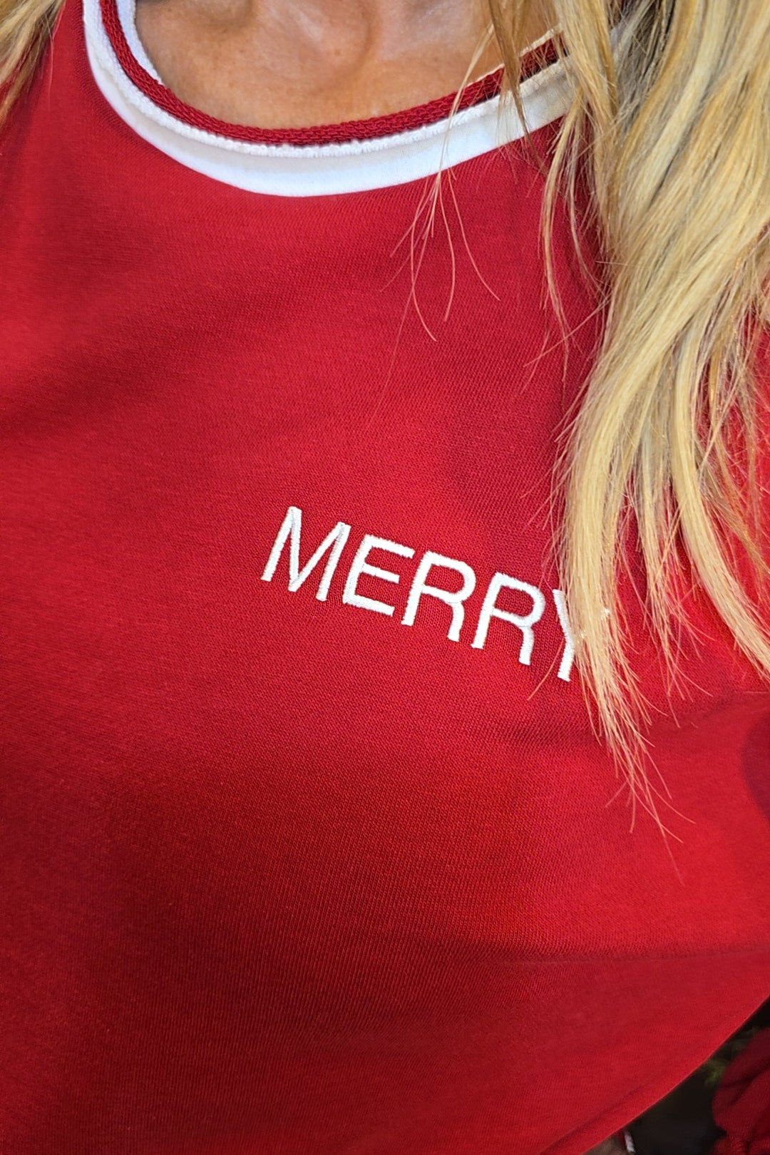 Christmas Cheer Cranberry Top