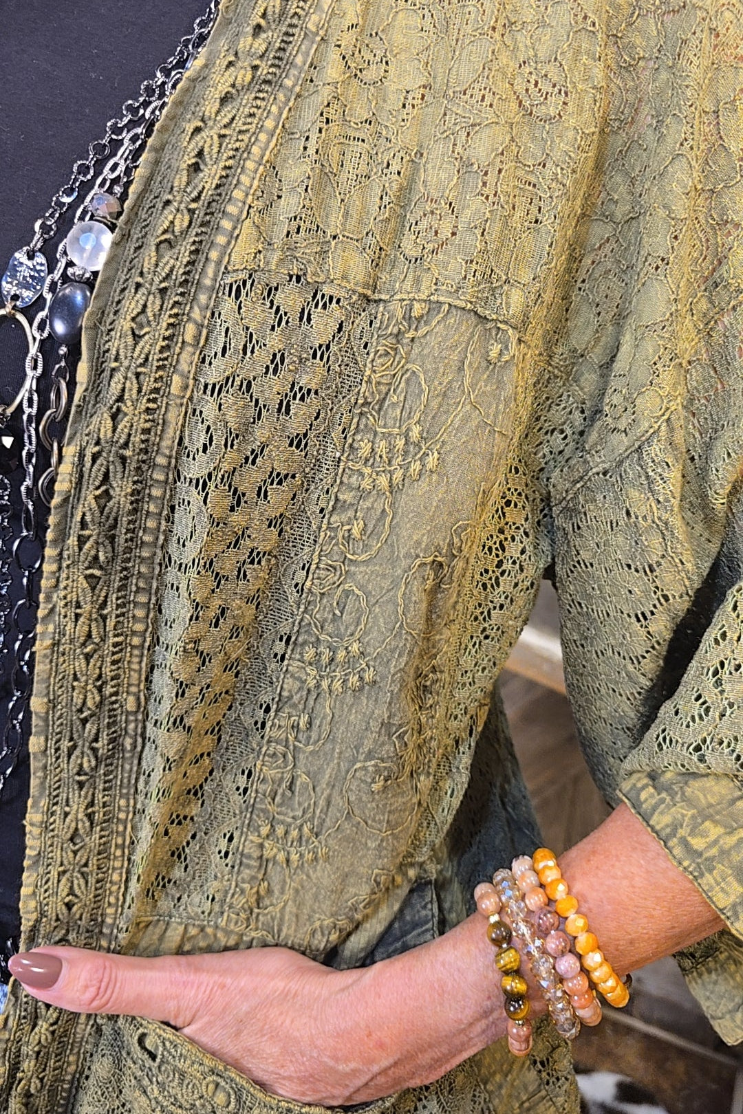 Shadowed Spruce Cotton Cardigan