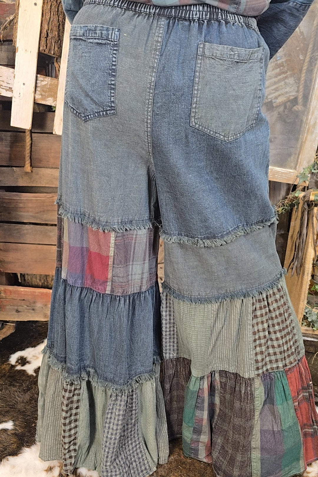 Frayed Frontier Pants