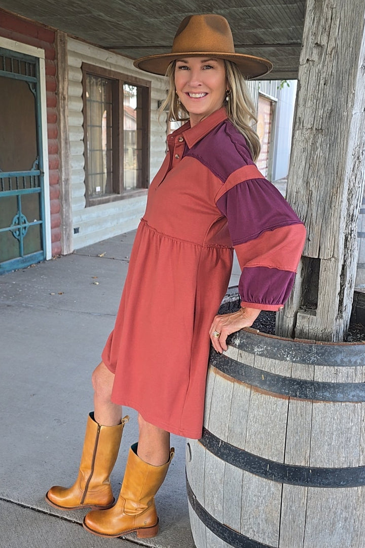 Autumn Rust Dress