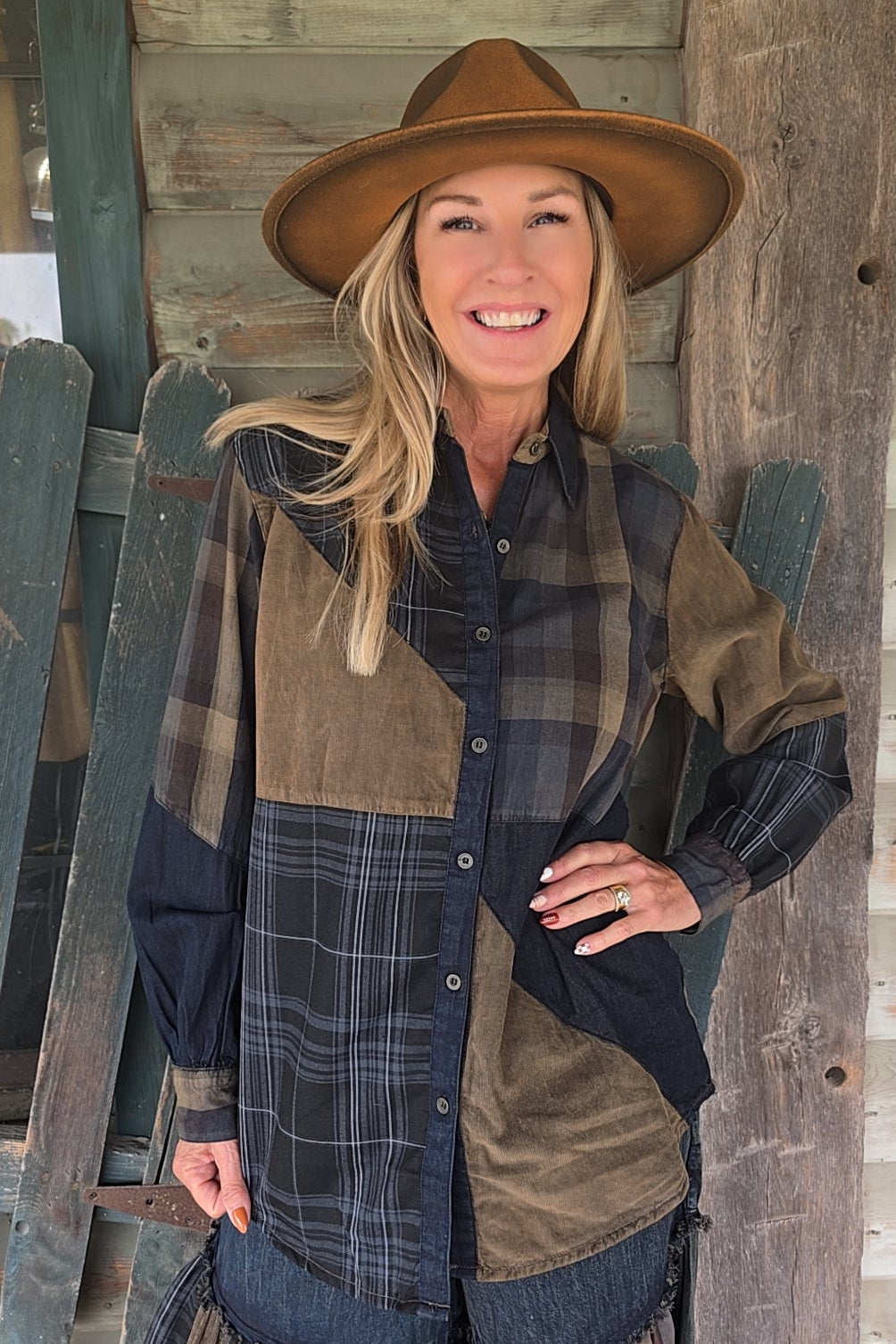 Smoky Oak Cotton Top