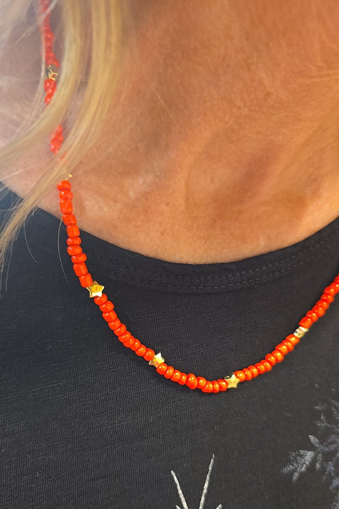 Crimson Starlight Necklace