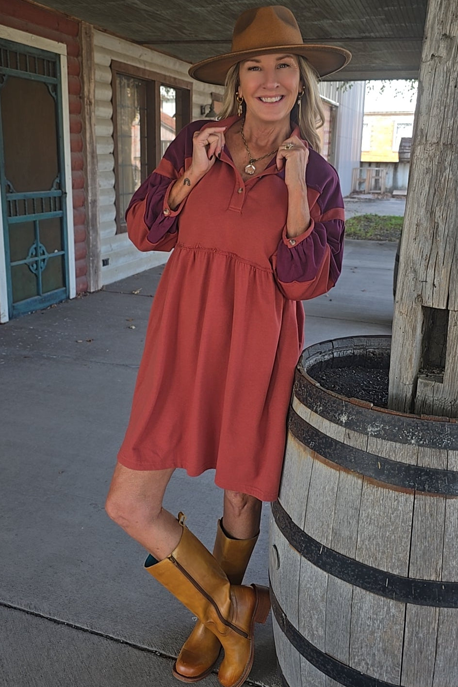 Autumn Rust Dress