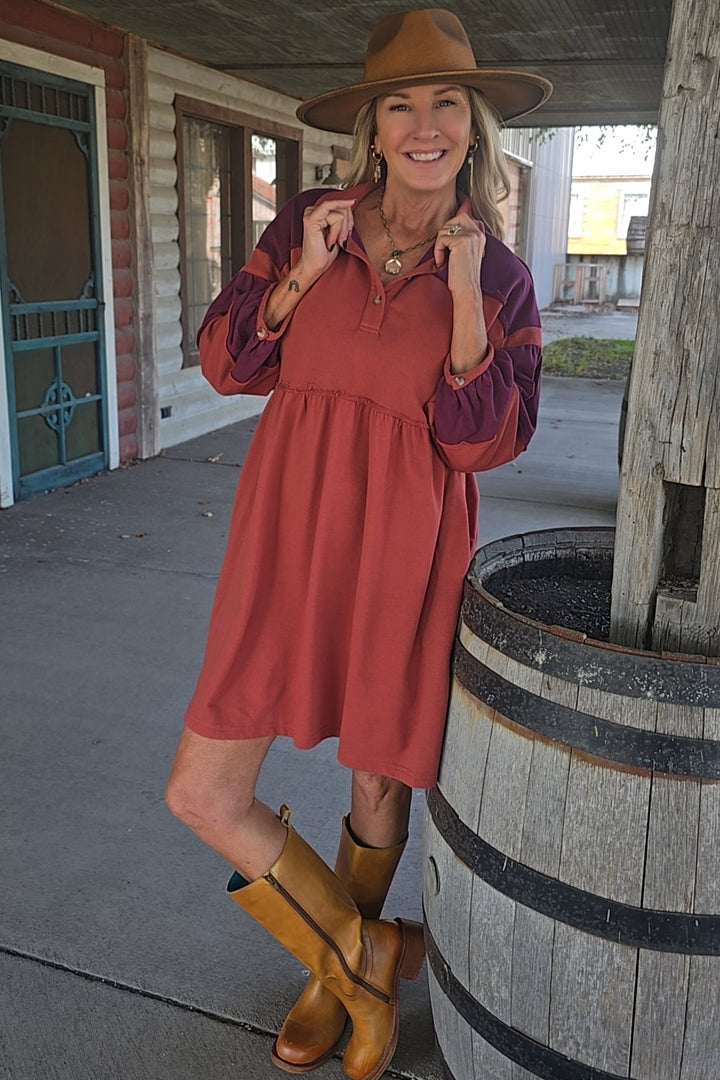 Autumn Rust Dress