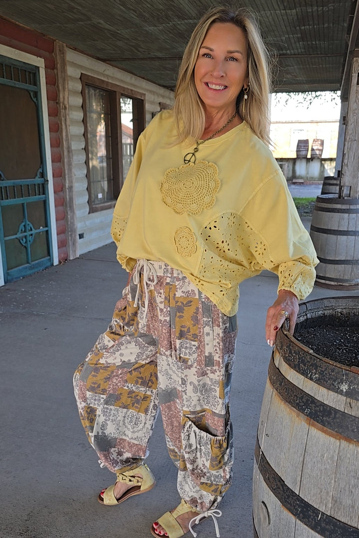 Mosaic Pocket Pants