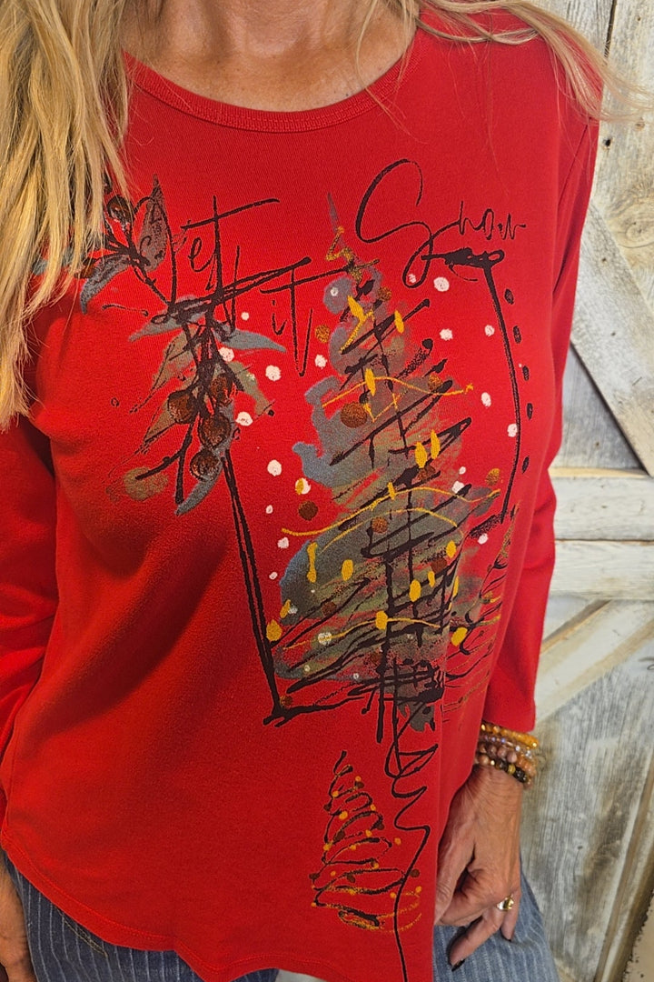 Let It Snow Cotton Tunic