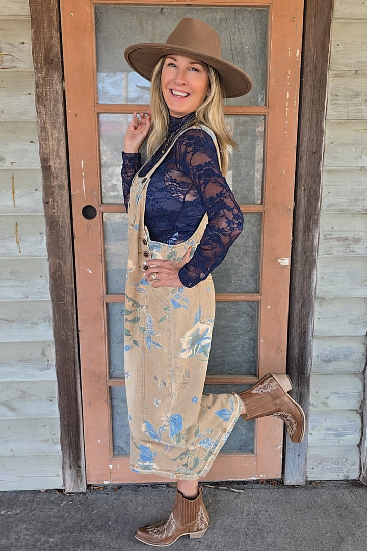Country Blossom Overalls