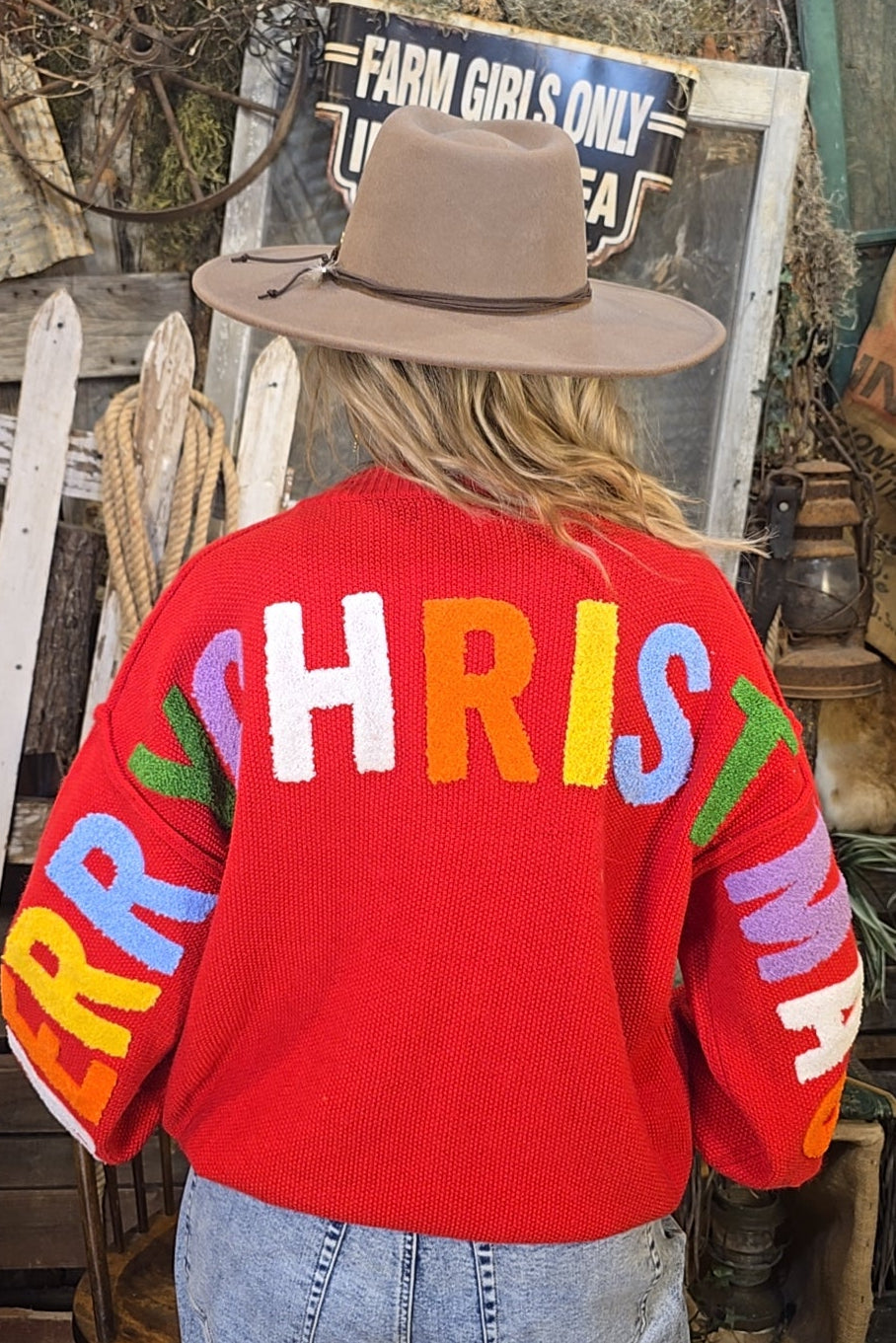 HO HO HO Holiday Sweater
