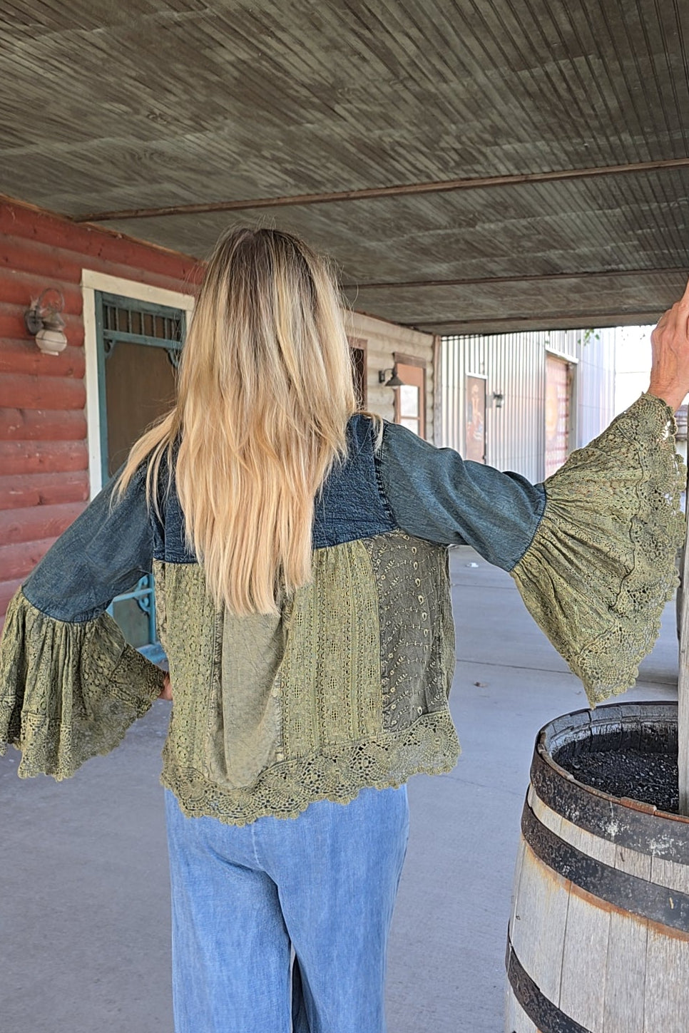 Sedona Sunset Gravel Lace Cardigan