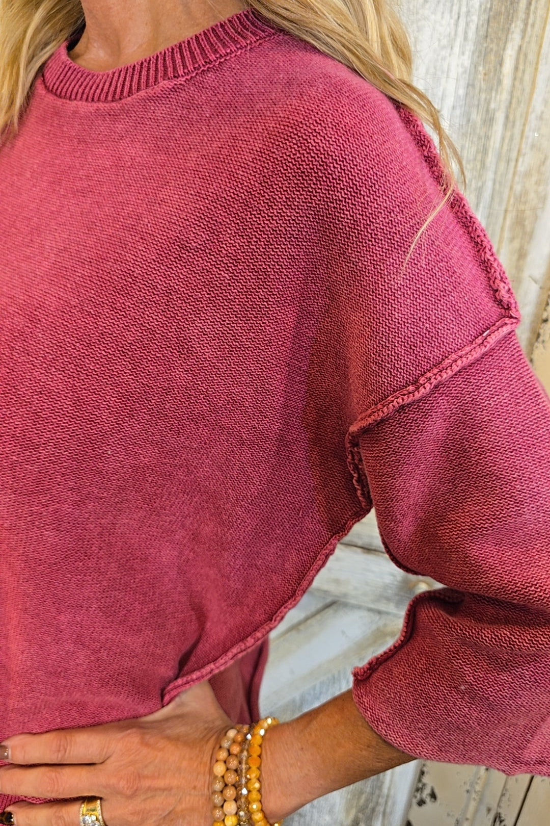 Cabernet Sweater Top