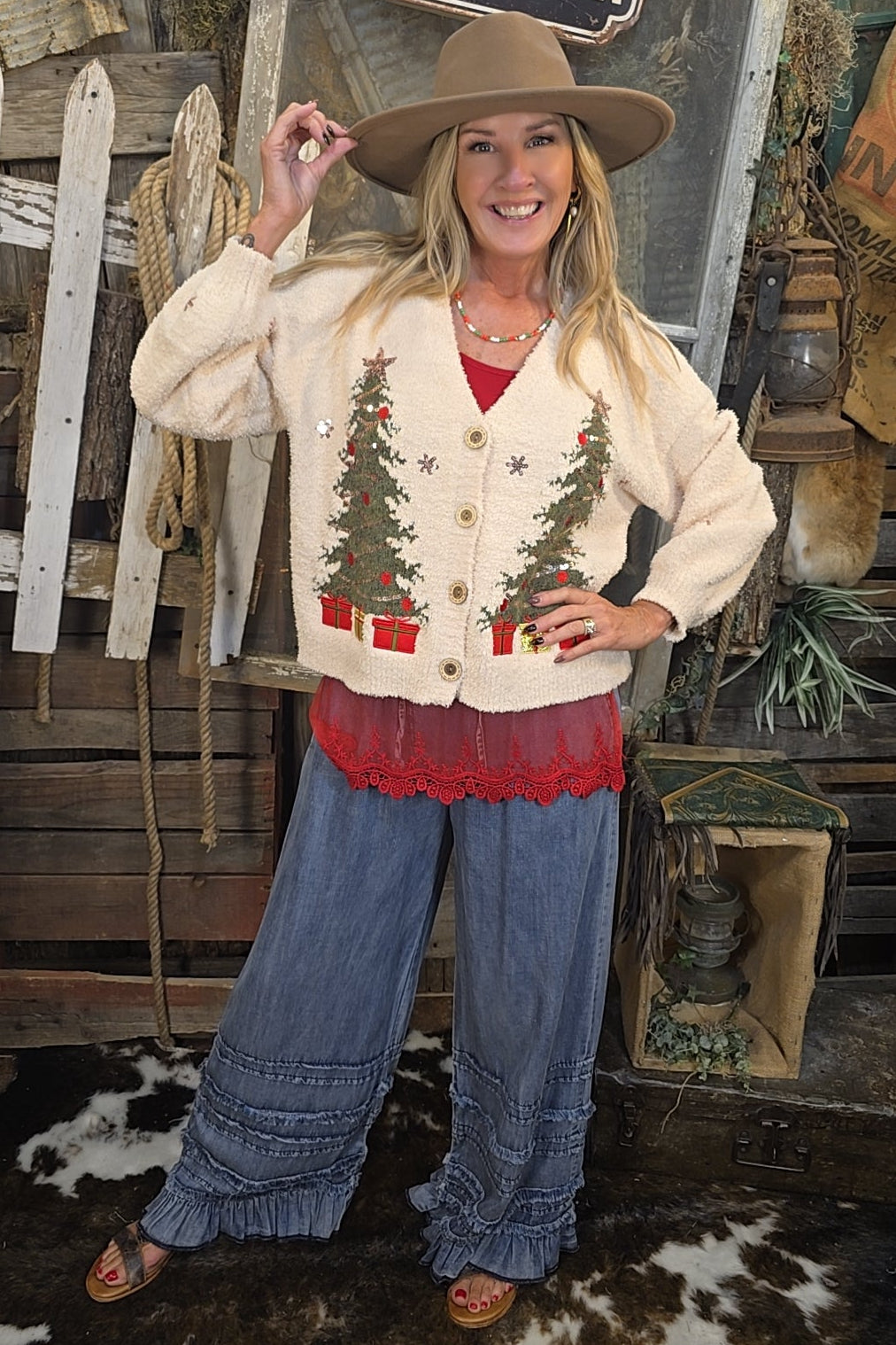 Christmas In The Pines Cardigan