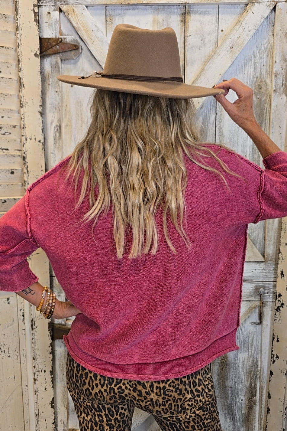 Cabernet Sweater Top