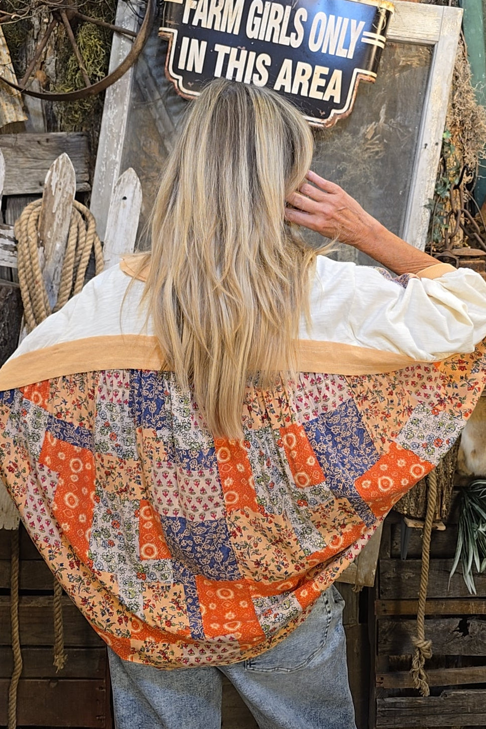 Autumn Canyon Poncho Top