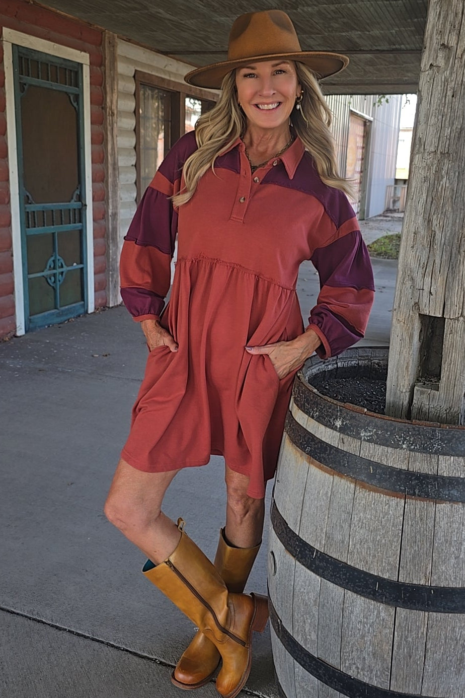 Autumn Rust Dress