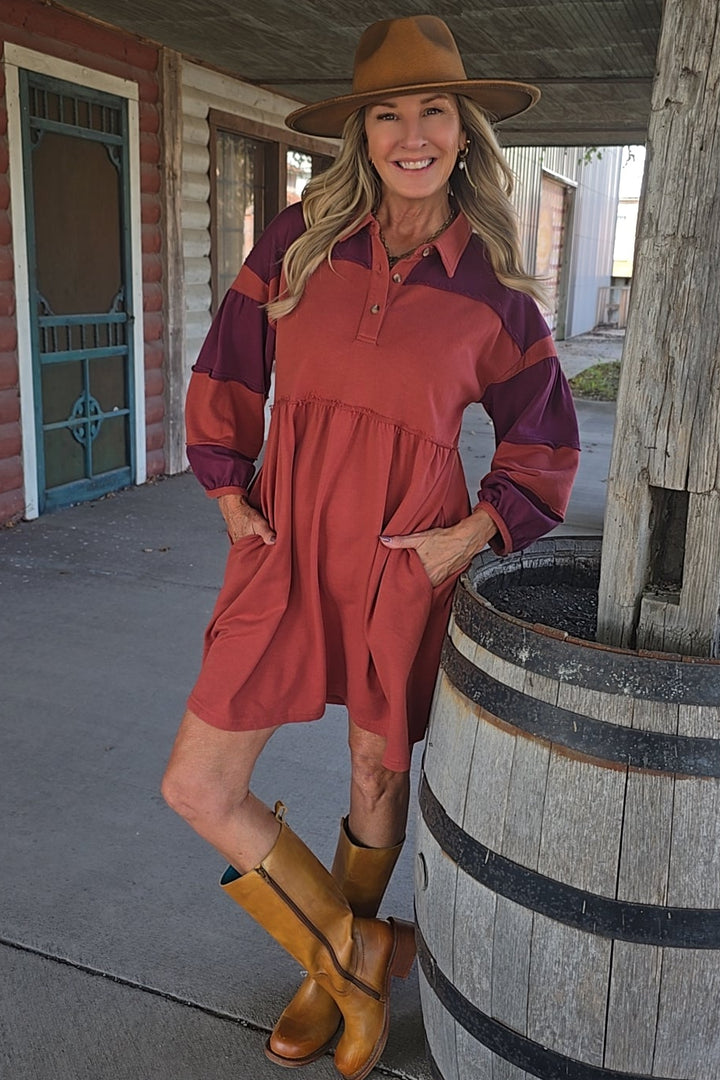 Autumn Rust Dress