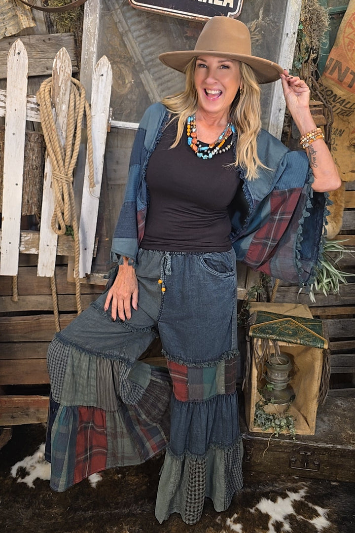 Frayed Frontier Pants