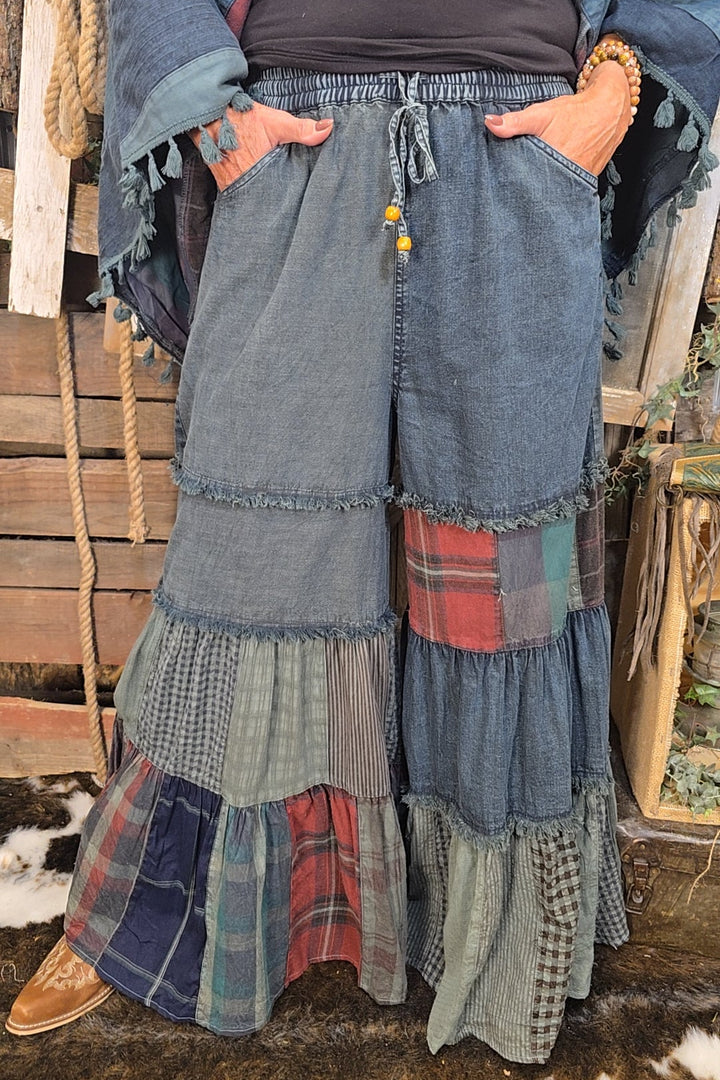 Frayed Frontier Pants