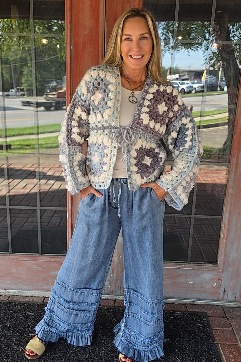 Vintage Violet Cardigan