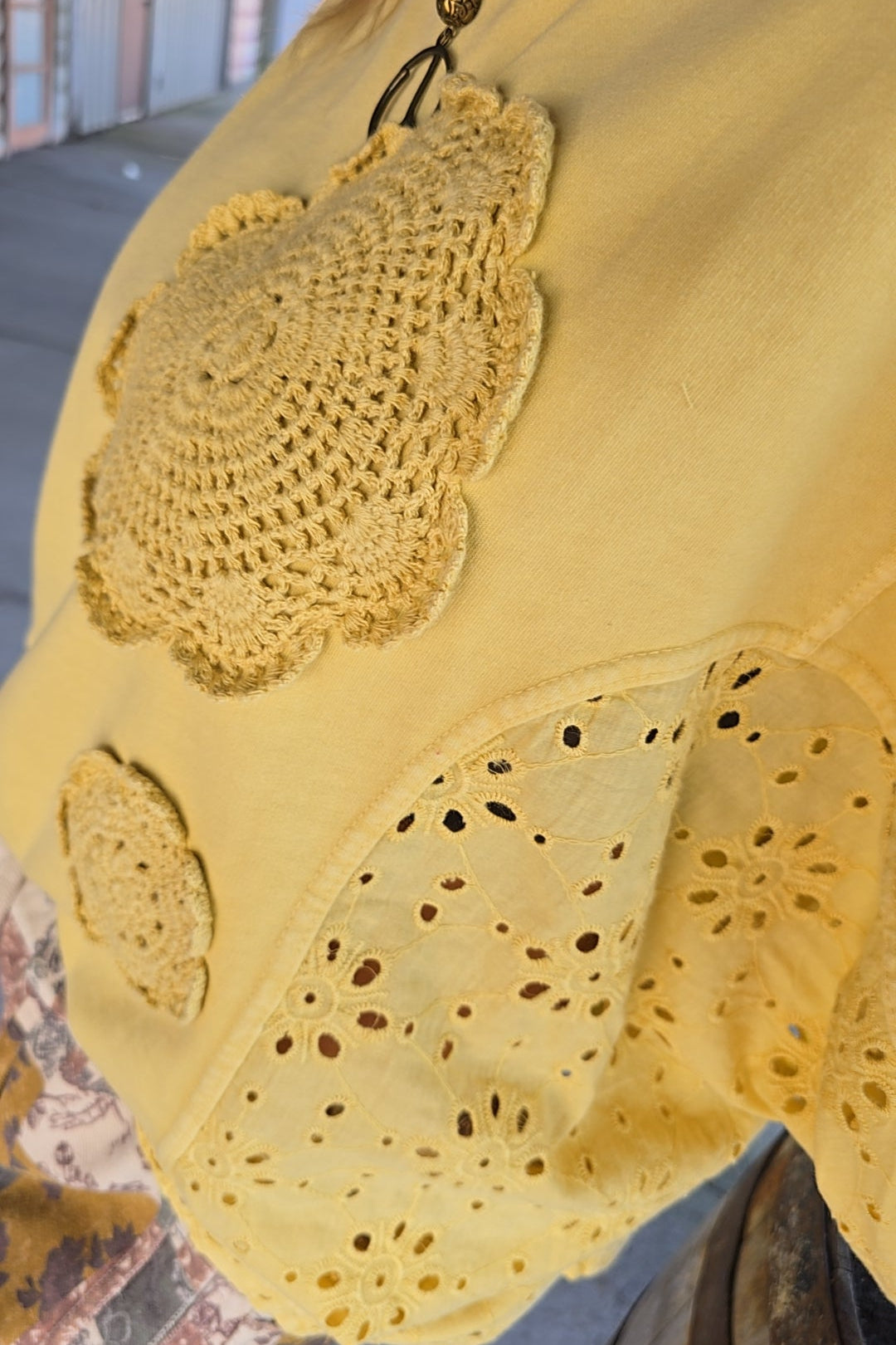 Vintage Eyelet Butter Blouse