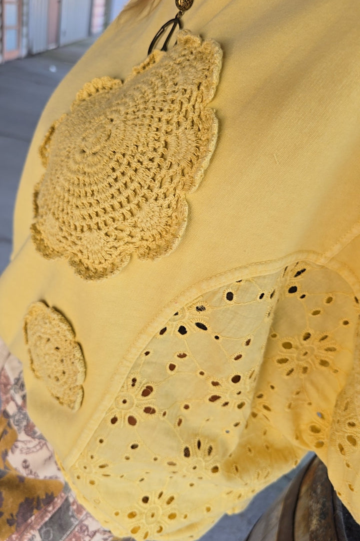 Vintage Eyelet Butter Blouse