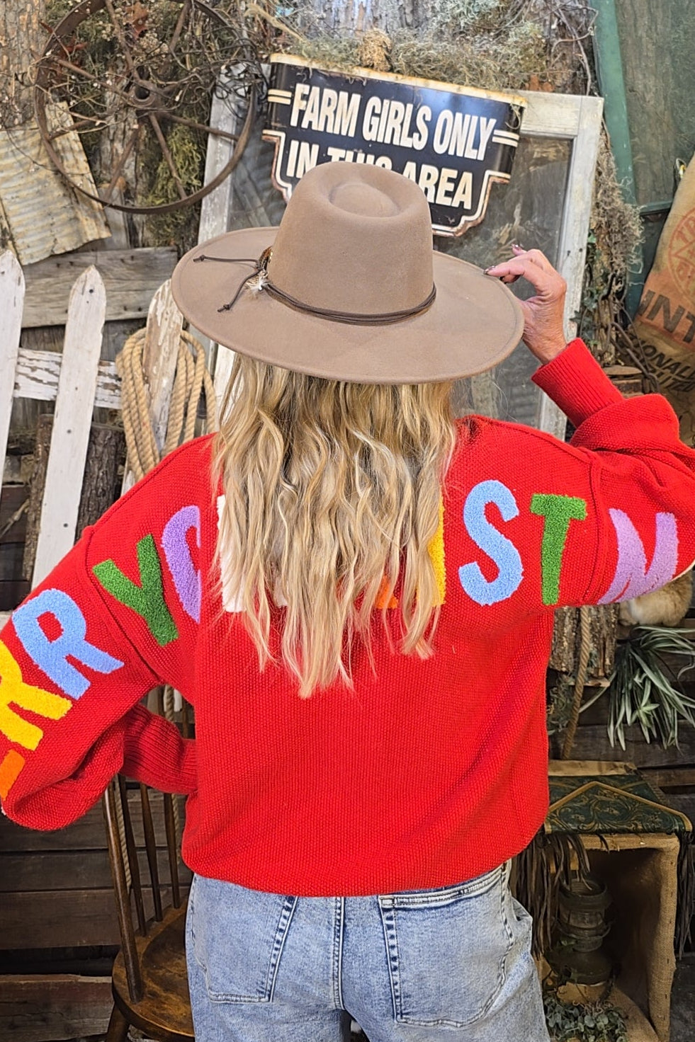 HO HO HO Holiday Sweater