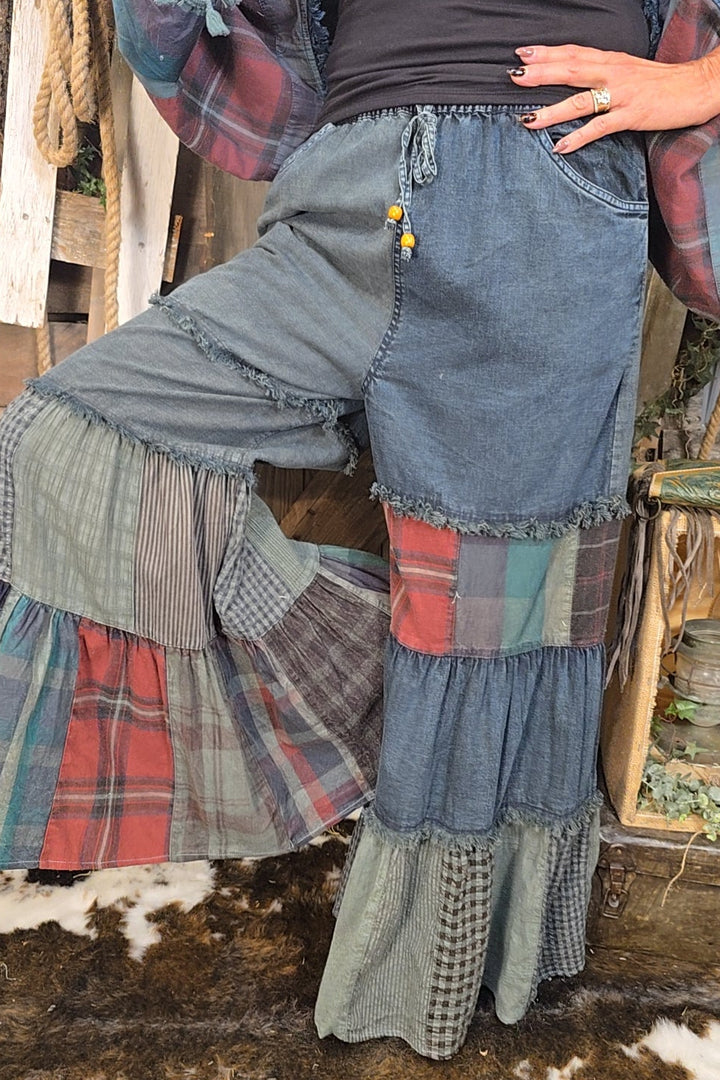 Frayed Frontier Pants