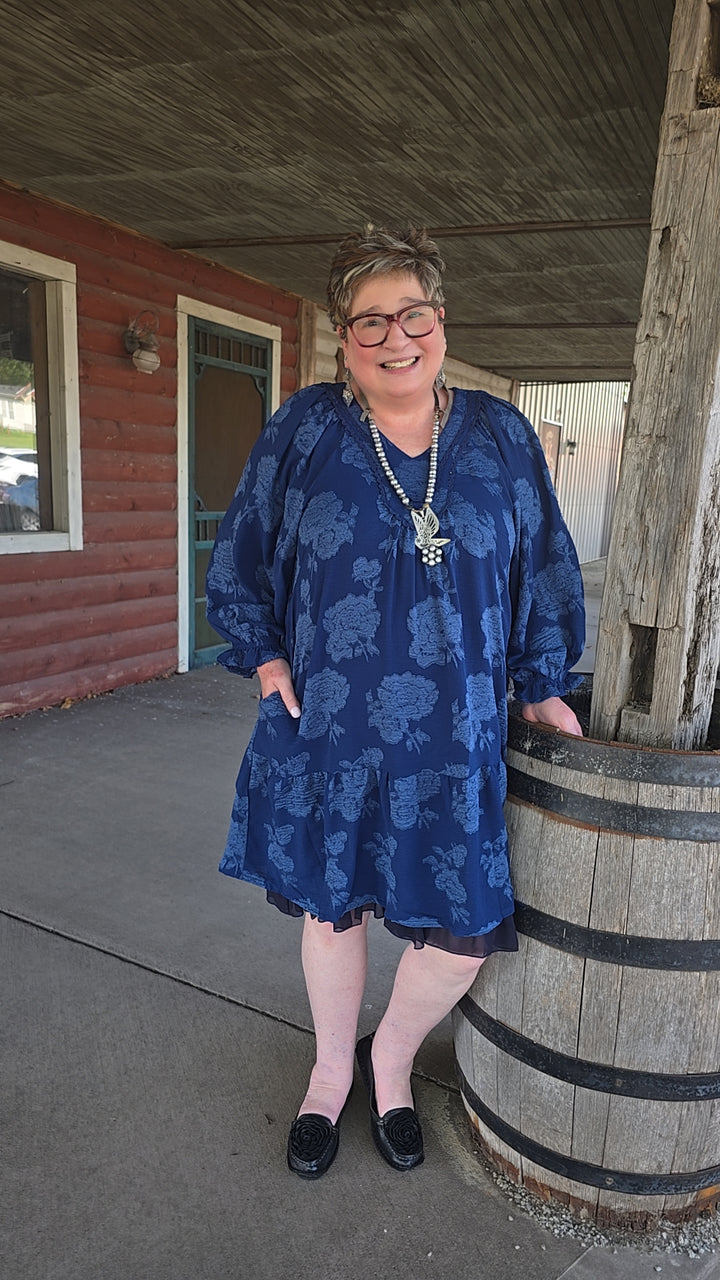 Indigo Whisper Dress