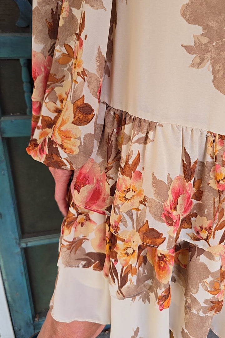 Autumn Breeze Tiered Dress