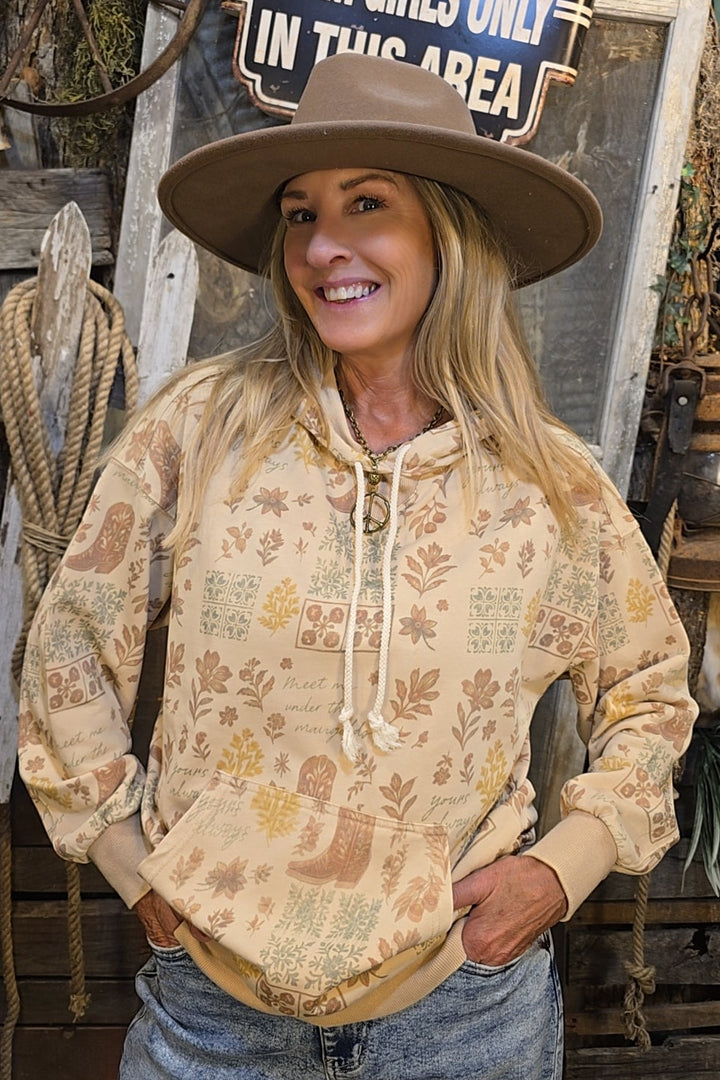 Marigold Memories Hooded Sweatshirt